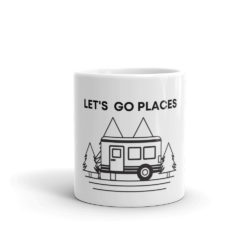 Let's Go Places 11 oz. White Coffee Mug